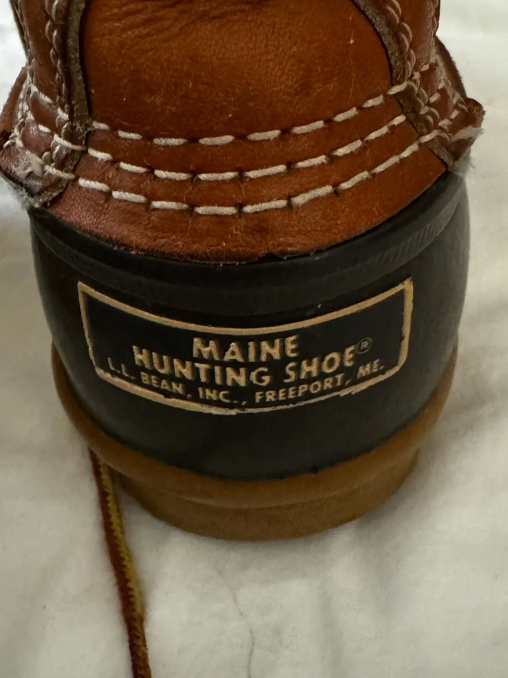 L.L. Bean Brown and Black Maine Hunting Shoe Boot Bean Boots